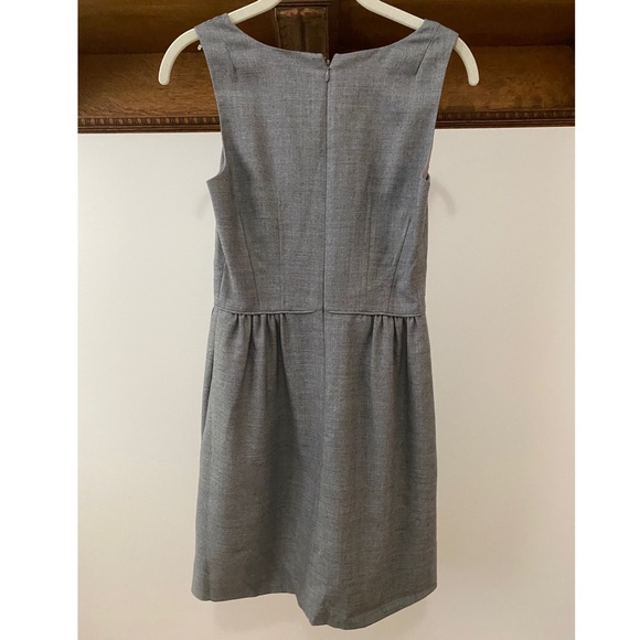 J.Crew Pleated Fully Lined Shift Wool Dress - Picture 4 of 4